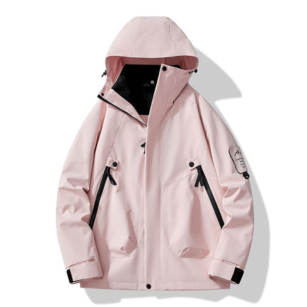 Factory Direct Sales Wholesale Spring Season Hooded Jackets, Popular Couple Outdoor Hiking Jackets 2518 Double Zipper