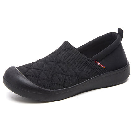 Shoes for Women Summer New Style Old Beijing Cloth Shoes Lightweight Flat Shoes Soft Sole Comfortable Versatile Mother's Shoes