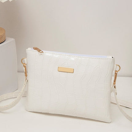 Fashion Retro Simple Trendy Ladies Bags Stone Pattern Single Shoulder Crossbody Hand Square Bag Ladies Crossbody Bag