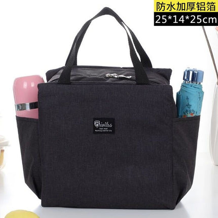 New Cartoon Double Lunch Bag Large Capacity Student Lunch Bag Outgoing Portable Lunch Box Insulation Bag