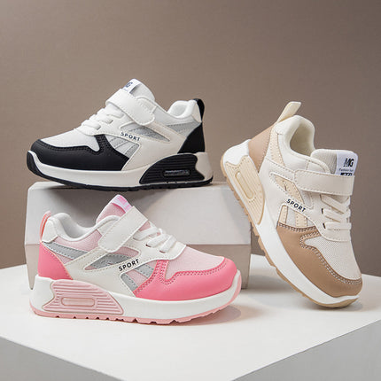 Boys and Girls Mesh Sneakers 2025 Autum New Fashion Soft Sole Non-Slip Breathable Medium and Large Children's Versatile Dad Shoes