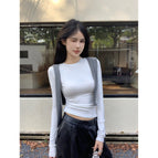 [decorated long sleeves] white / M (recommended below 50kg)