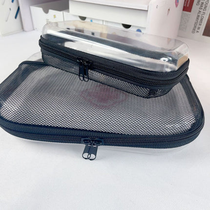 2025 Cross-Border Amazon Pet Mesh Tote Bag Zipper Mesh Storage and Sorting Bag Storage Bag Cross-Border Hot Seller