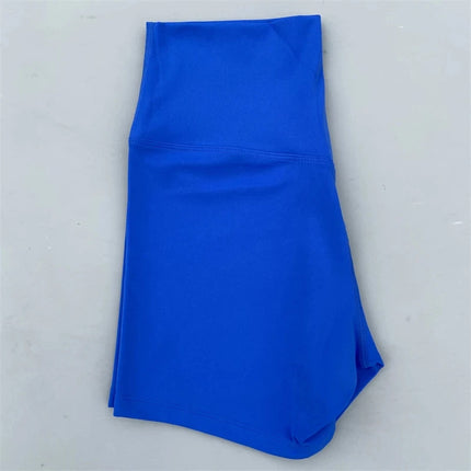 Dopamine Color Yoga Shorts Tight-Fitting High-Elastic Breathable Nude Sports Three-Point Bottoming Shorts Safety Pants