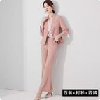 Cream Powder Suit Pants Shirt / S