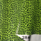 28# fruit green small leopard print