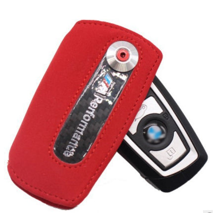 Suitable for BMW new 3 series 5 series 1 series 7 series GT series 6 series x3x4 suede car key case protective cover