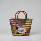 Braided handle medium size - length 30 x height 20cm