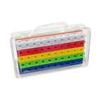 10 colors even + drawing / Boxed building set with 10 colors, 100 pieces + drawings