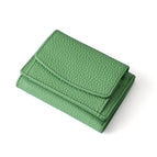 Matsuoka [avocado green] inside and outside full head layer cowhide / 10*7*3CM