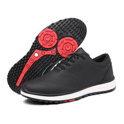F88 Factory Direct Supply Golf Shoes Casual Men's Fixed Spikes Breathable Caddy Men's Shoes