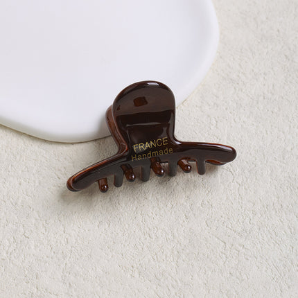 Acetate Small Claw Clip Half-Up Hair Shark Clip for Women, Suitable for the Back of the Head, Hairpin for Thin Hair, High-End Hair Accessory