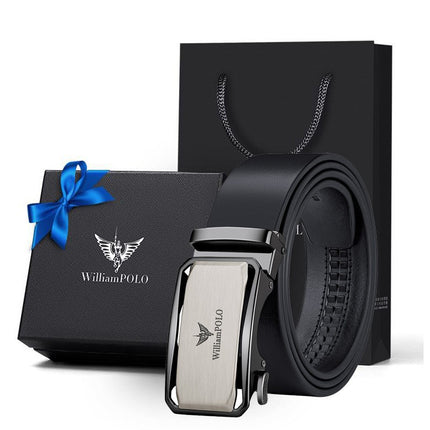 King Paul New Men's Leather Belt High-end Sense Pure Cowhide Trouser Belt Business All-match Trendy Belt Batch