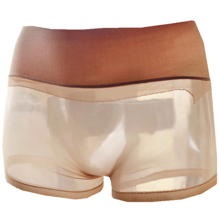 360 degree seamless low waist transparent stockings underwear arbitrary cut ultra thin seamless underwear men's and women's sexy boxer underwear