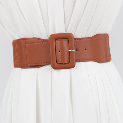 New Elastic Waist Bandwidth Decoration Fashion All-match Elastic Women's Waist Seal Outer Coat with dress Accessories