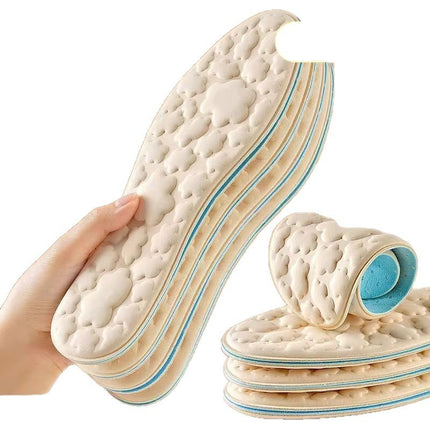 6D Massage Insoles for Women with a Sense of Stepping on Shit, Soft Soles, Arch Support, Long-Term Standing, High Heels, Super Soft Shock-Absorbing and Pain-Proof Insoles