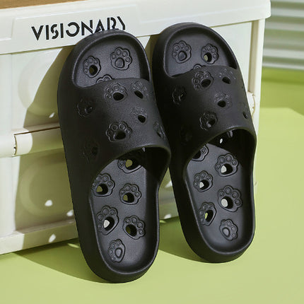 2507 a generation of summer cat claw hollow slippers home indoor leaking bathroom mop factory wholesale cross-border