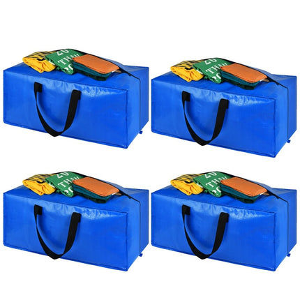 Moving Bag Pp Woven Thickened Moisture-Proof Portable Clothing Organizing Luggage Bag Quilt Storage Bag Multi-Purpose Storage