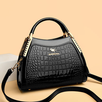 Bags Women's Bags Crocodile Pattern Handbags 2025 Foreign Trade New Trendy Ladies Handbags Women's Shoulder Bags