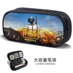 Waterproof, scratch-proof, non-fading, large-capacity three-layer pencil case / B44371