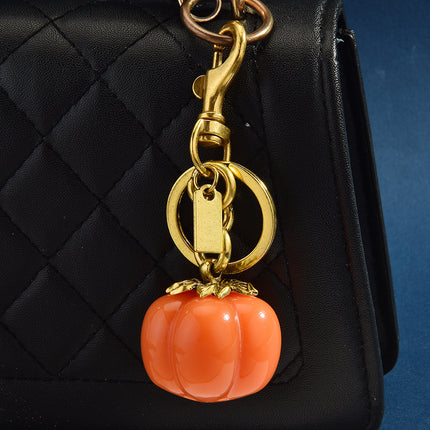 Newly Launched Light Luxury Fashion Persimmon Keychain Bag Pendant Women's Bag Accessory Exquisite Creative Keychain