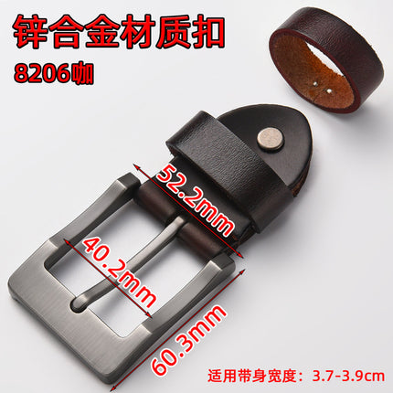 Men's Belt Buckle Pin Buckle Belt Buckle Head Waist Trousers Belt Buckle Head Leather Belt Belt Buckle Fittings