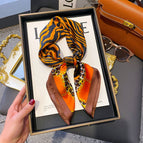 A0378 potted leopard orange / 70*70