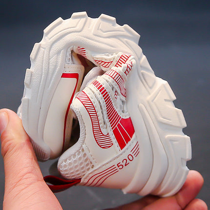 Girls' Sports Shoes, Kidsren's Running Dad Shoes, 2025 Spring & Fall Boys' Single Mesh Breathable Campus Sports Shoes