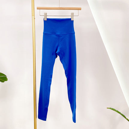 Women's Yoga Pants High-Waisted Naked-Feel Pants Sports Fitness Running Pants Double-Sided Brushed Tight-Fitting Butt-Lifting Pants Autumn and Winter Style Hip-Lifting