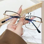 Black gold frame / Anti-blue light
