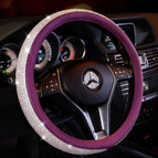 38cm / Purple skin white diamond