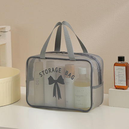 Bath Bag, Satchel Basket, Toiletry Bag, Men's Toothbrush Supplies, Mesh Bath Bag, Travel Swimming Storage, Waterproof