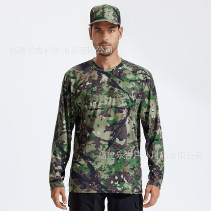 Summer Sun Protection Hunting Clothing Hunting Bionic Camouflage Photography Clothing Ice Silk Sun Protection Clothing Hunting Bird Watching Clothing Outdoor T20