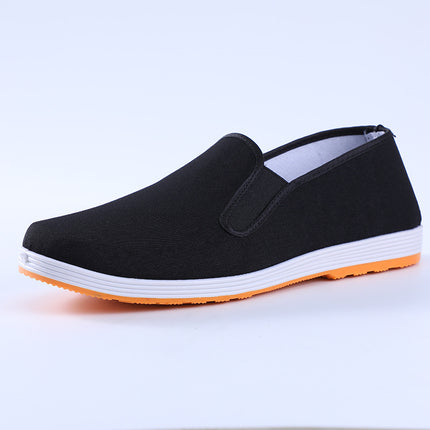 Factory direct old Beijing cloth shoes men's wholesale middle-aged and old men's traditional black cloth shoes