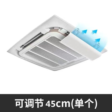 Square Ceiling Air Conditioner Air Outlet Deflector Wind Shield Air Duct Machine Anti-Direct Blow Air Guide Cover