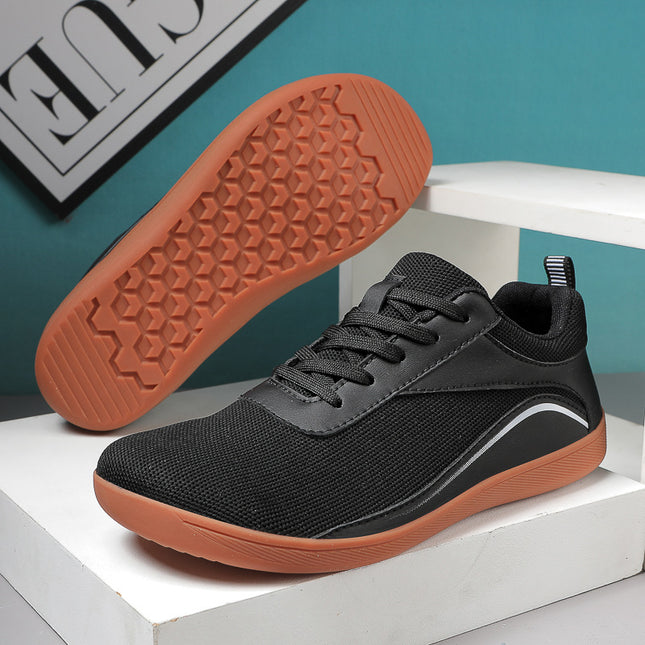 Cross-border 2024 men's barefoot shoes wide toe shoes Amazon step wide palm women's shoes four seasons casual hiking shoes