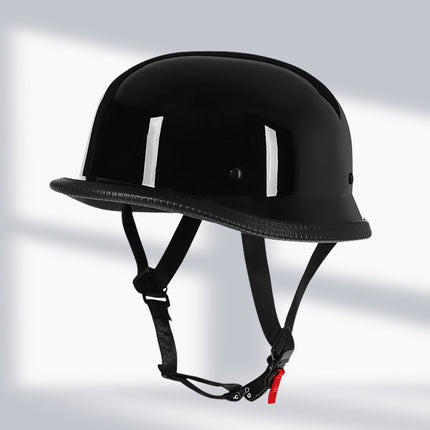 Cross-Border Exclusive Dot German-Style Soldier Helmet, Vintage Helmet, Scooter Cruiser Half Helmet, Unisex, Dot Certified