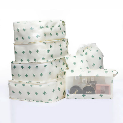 Travel storage bag suit seven-piece clothing classification storage bag luggage storage bag 7 pieces suit
