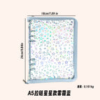 A5 Zipper Star Haze Blue
