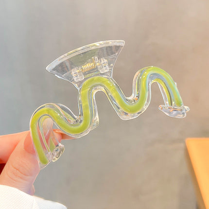 Tulip Cherry Grab Clip Premium 2024 New Maillard Grab Clip Cute Dalmatian Shark Clip Hair Accessories