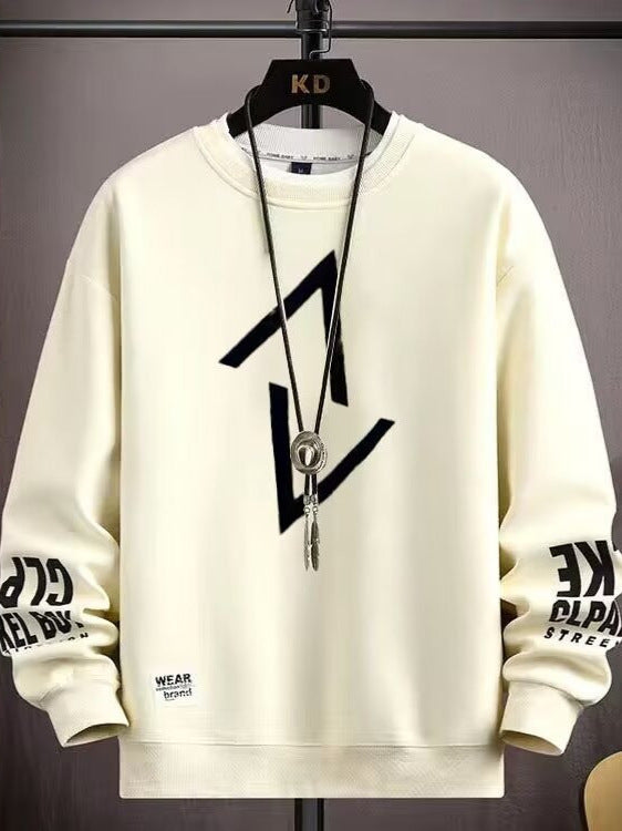 Couple Wear Winter Spring & Fall Sweatshirt Trendy Brand 2024 Internet Celebrity Ins Student Round Neck Sweatshirt Hooded Jacket Loose