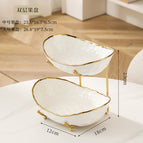 Ceramic gold plate double layer model