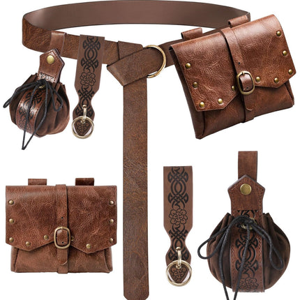 Amazon Hot Selling Steampunk Phone Bag Medieval Renaissance Role Playing Accessories Sport Fanny Pack