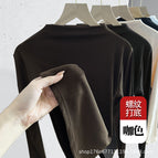 Brown [brushed long-sleeved t-shirt] / S【recommendation 37.5-45kg 】