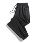 Thin drawstring men's black---crazy sale / 3XL