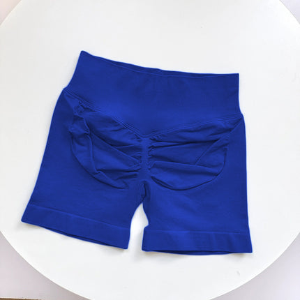 Sexy Peach Hip Fitness Shorts Women's Sports Running and Cycling Three-point Pants High Elastic Hip-lifting Abdomen-tucking Quick-drying Yoga Pants