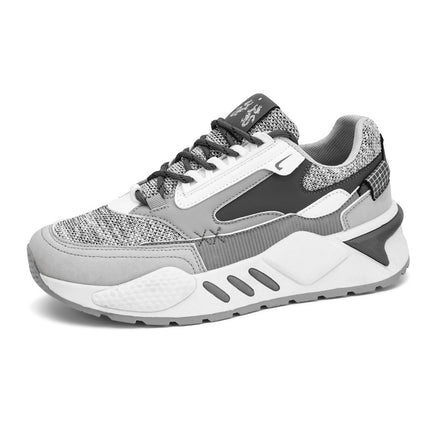 2024 Mesh Panel Shoes Casual Shoes Student Dad Shoes Sports Thick-Soled Trendy Shoes Wear-Resistant Shoes New Model