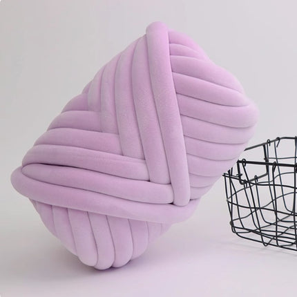 Extra Thick Filled Cotton Icelandic Velvet Wool Ball Woven Bag Pillow Handmade Blanket Cat Nest DIY Cat Nest Thick Wool