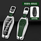 Silver + buckle Green