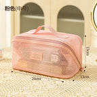 Pink multifunctional partition [pillow bag]